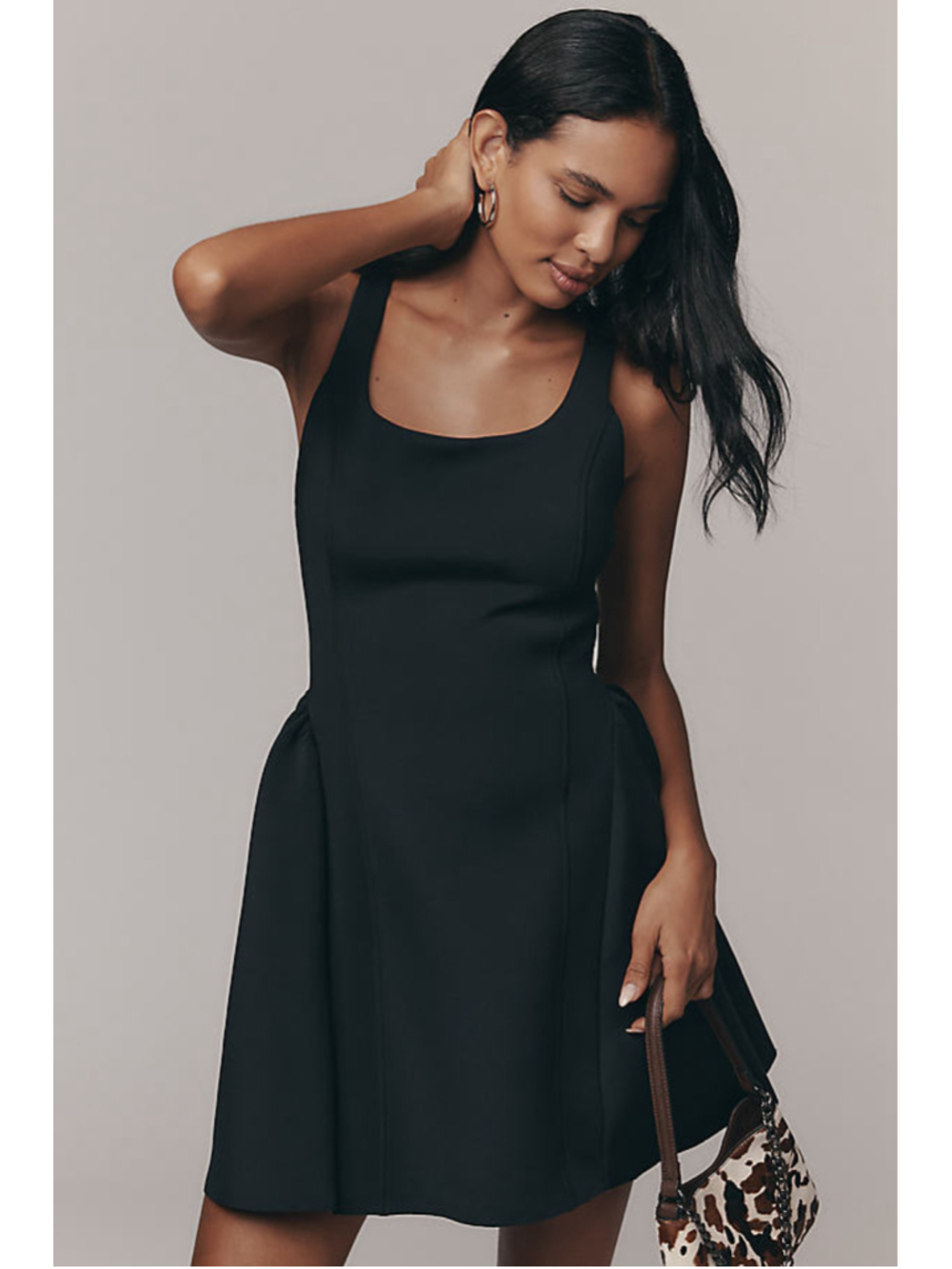 NWT Women's Maeve Black Mini Dress XL